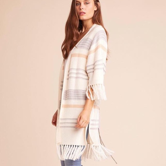 BB Dakota Sweaters - JACK BB DAKOTA DESERT DAYS FRINGE SWEATER DUSTER